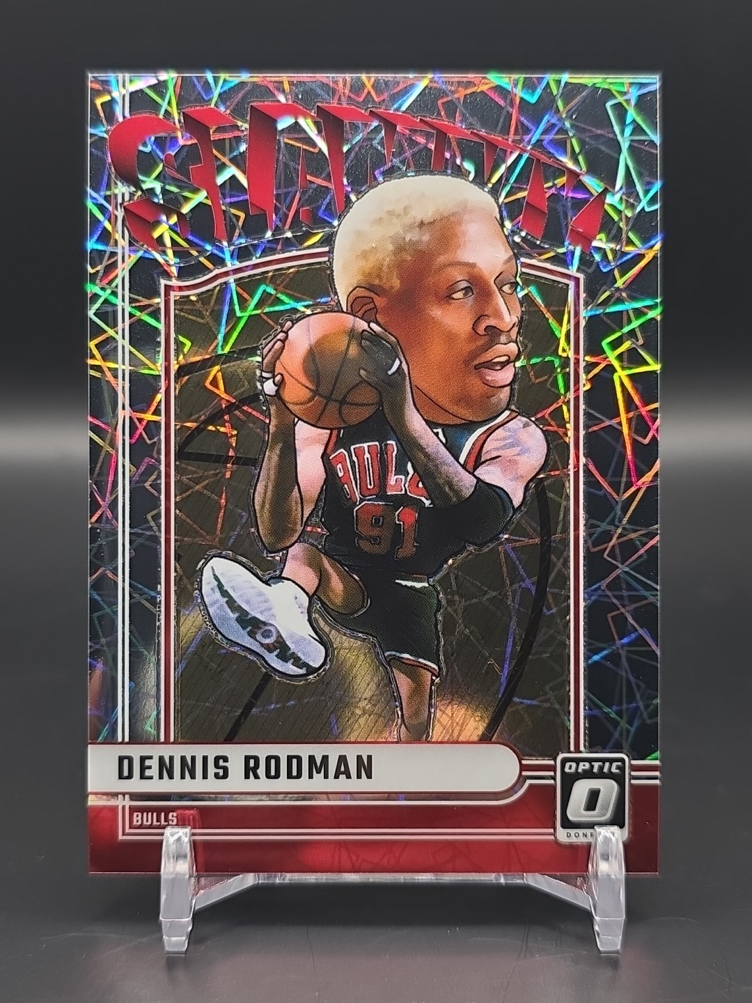 2024-25 Panini Donruss Optic Dennis Rodman #23 Velocity Slammy! Case Hit SSP