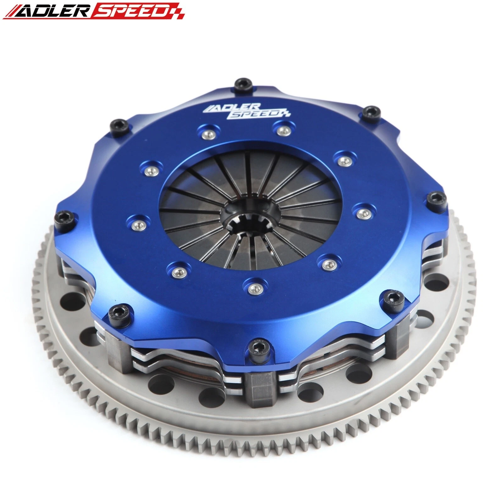 ADLERSPEED Clutch Disc 167480014416 &ndash; Ceramic Disc style: Rigid hub Disc size: 8.5" (215mm) Disc Spline: 1-1/8" x 10 Clutch Type: Push Style Release mechanis Clutch cover: Aircraft high quality alu Release bearing: Include Alignment tool: Not include Disc quantities: 2 Disc Diameter: 8.5" (215mm) OE/OEM Part Number: Does Not Apply Type: Clutch Kit Number of Teeth: 10 UPC: Does not apply Country of Origin: China &ndash; Fits BMW 323 325 328 E36 M50 M52 thumbnail 3