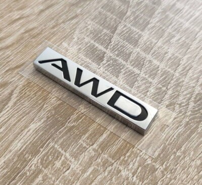 Genuine GM Rear Trunk Lid AWD Emblem Badge – Chrome & Black – Fits 2010-20 Buick Enclave LaCrosse Regal