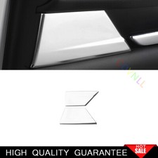 Ajuste para Mazda 3 Axela 2020-2021 mate plateado acero puerta trasera cubierta embellecedor 2*