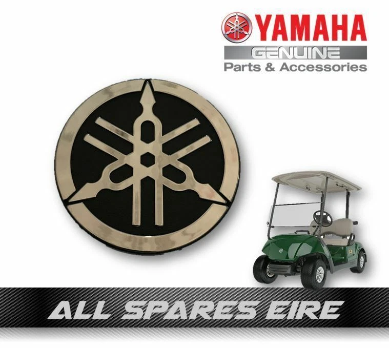 EMBLÈME BADGE LOGO YAMAHA AUTHENTIQUE POUR CAPOT AVANT BUGGY VOITURETTE DE GO... - Photo 1/3