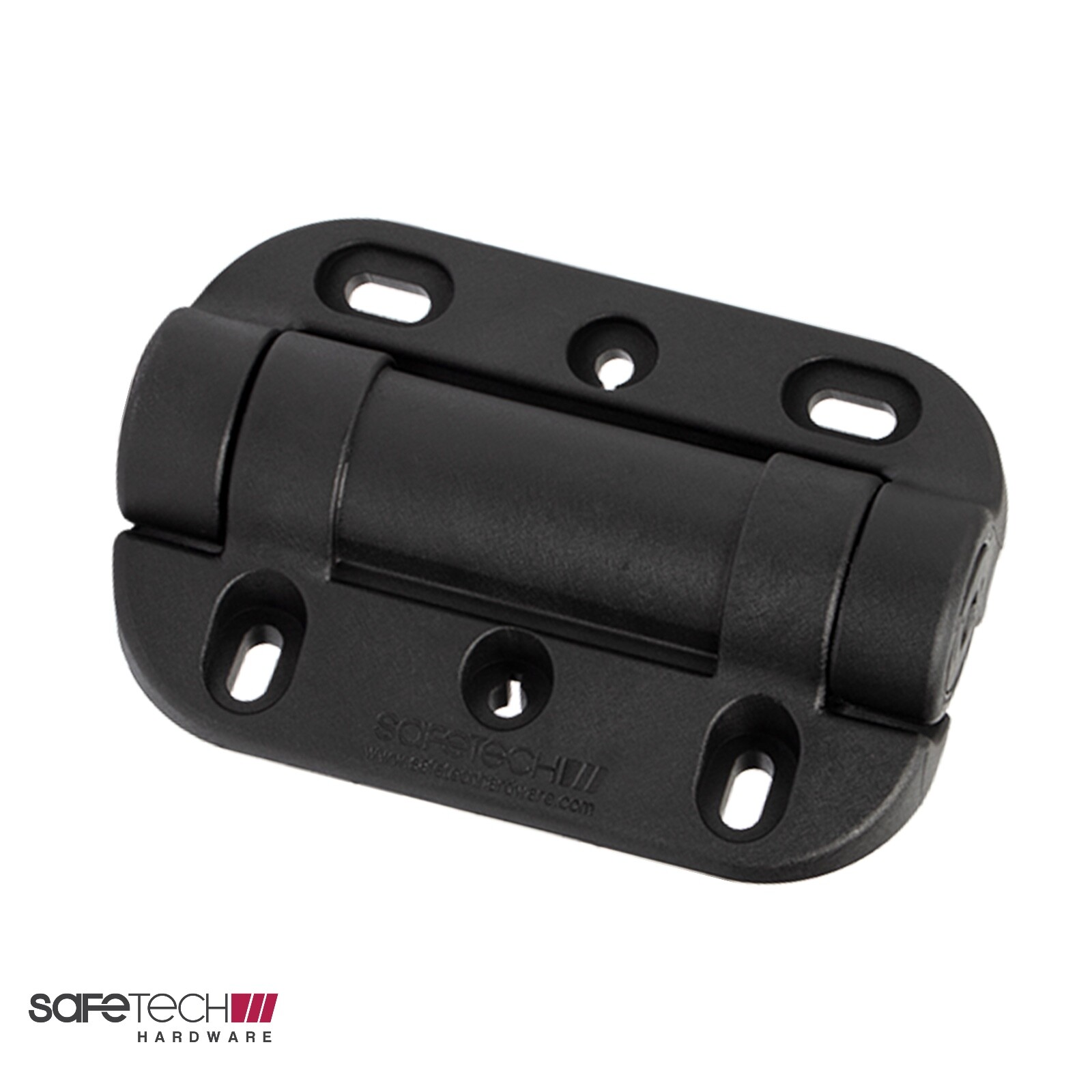 Safetech Hardware Heavy Duty Black SelfClosing Metal Gate Hinges (Pack of 2) eBay