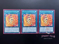 Yugioh! Salamandra Fusion MZMI-EN007 (R) 1st Ed 3x