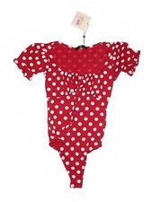 Missguided Women Red Bodysuit 0