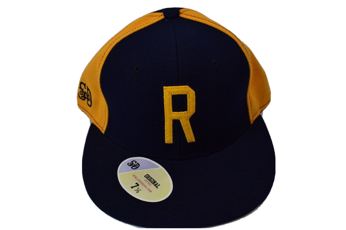 STALL&DEAN タンクトップ キャップ セット バスケ　RUCKER Stall & Dean Mens Rucker Basketball Navy Blue & Yellow Fitted Hat
