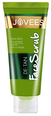 Jovees Herbal De-Tan Scrub Gently Remove Dead Skin For All Skin Types (100g)