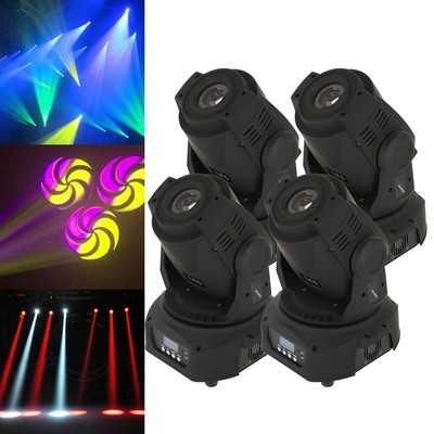 4PCS 90W Moving Head Beam Light DMX Stage DJ Disco Spot Light Party Club Light