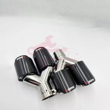- 2.5inlet- Quad 4out Carbon Fiber Exhaust Tip Pair Of Staggered Lr Angle Cut - 2.5inlet- Quad 4out Carbon Fiber Exhaust Tip Pair Of Staggered Lr Angle Cut