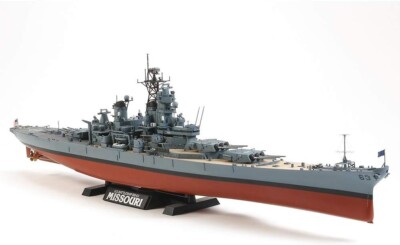 2セット Tamiya 1/350 No.29 US Navy Battleship BB-63 Missouri 1991