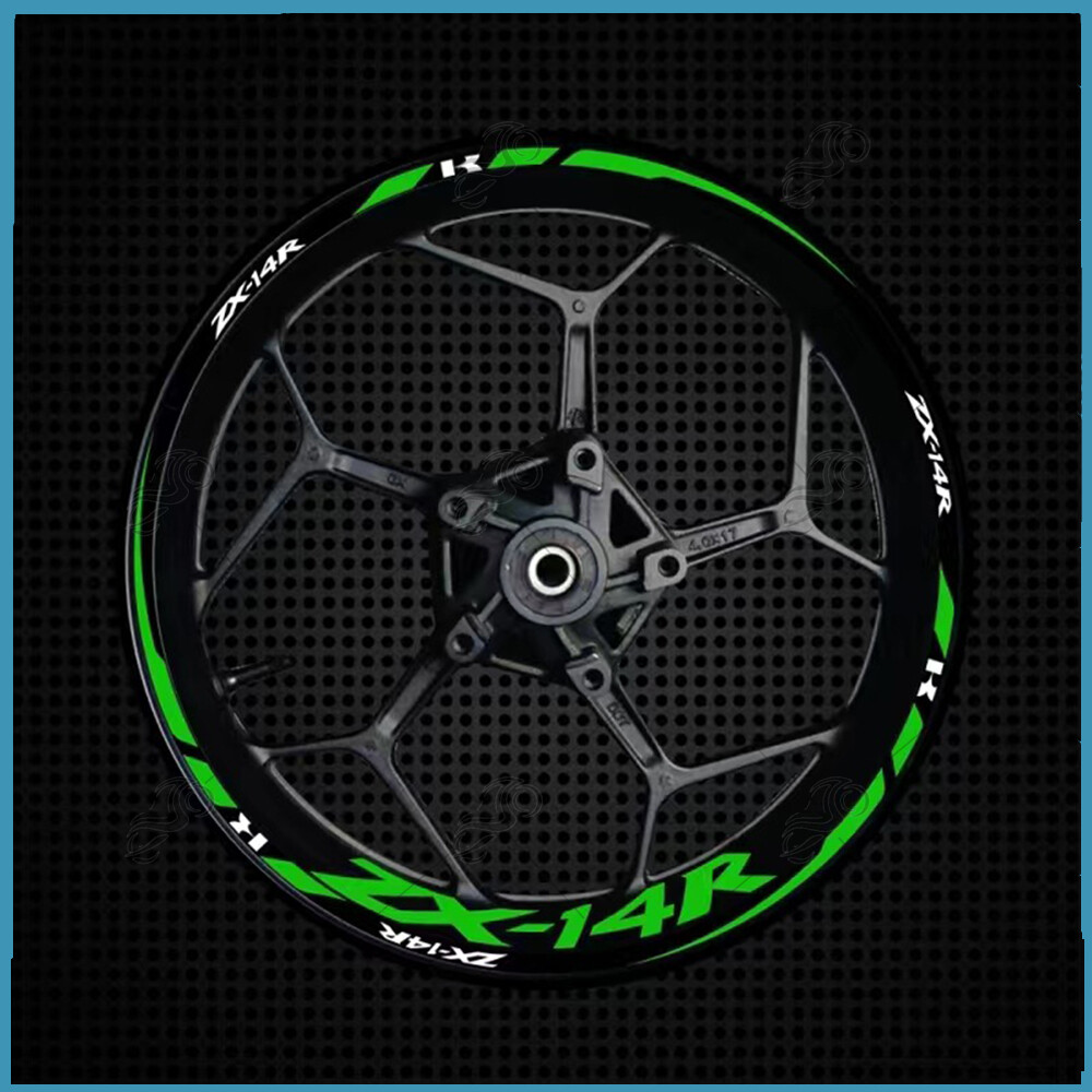 For KAWASAKI NINJA ZX-14R Wheel Hub Decal Rim Decoration For KAWASAKI NINJA ZX-14R Wheel Hub Decal Rim Decoration