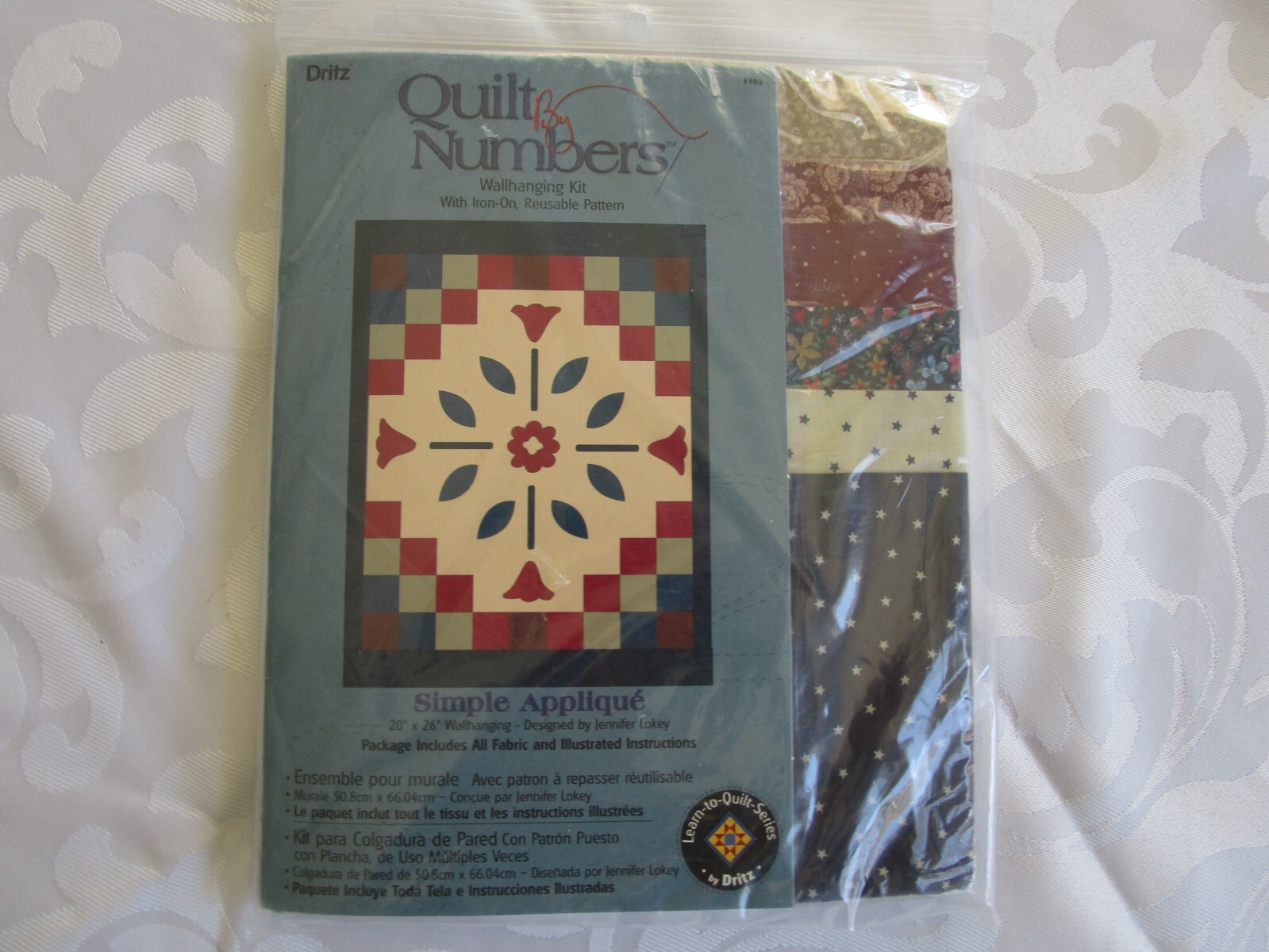 Dritz Quilt KIT, QUILT by Numbers Wallhanging Kit "" 3908, SIMPLE