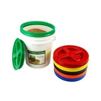 Gamma Seal Screw On 5 Gallon Bucket Lids - Air & Water Tight - Food Storage, Etc Gamma Seal Screw On 5 Gallon Bucket Lids - Air & Water Tight - Food Storage, Etc