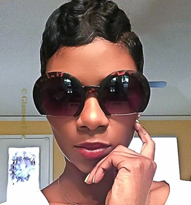 Thick Round RAZOR Cut Off Half Rim Sliced Lens Rasoir Women WaYf Sunglasses 6513