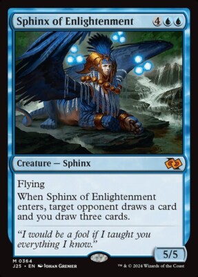 Sphinx of Enlightenment 0364 Non Foil Mythic Foundations Jumpstart MTG Near Mint