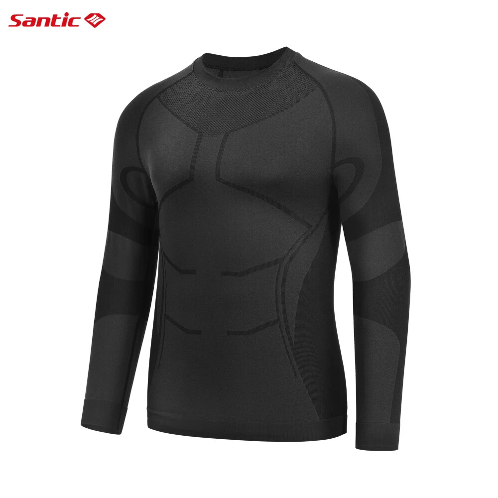 Men Cycling Thermal Underwear Long Sleeve Winter Keep Warm