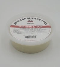 Raw Unrefined, Unscented African Shea Butter - Ghana 8oz