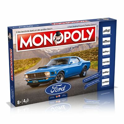 Monopoly Ford Edition Spiel Gesellschaftsspiel Brettspiel Deutsch Englisch