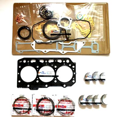 For Yanmar 3JH3 3JH3E 3JH3CE Engine Overhaul Re-ring Kit Piston Repair Parts