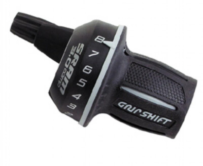 Manettes Grip Shift Sachs 3x9 Vitesses + Coda Jaune Cannondale - Occasion VTT