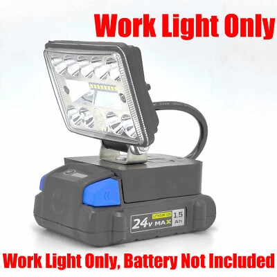 1x LED Work Light Suitable for Kobalt 24v Li-Ion Batteries (2280 LM)-w/BMS Board