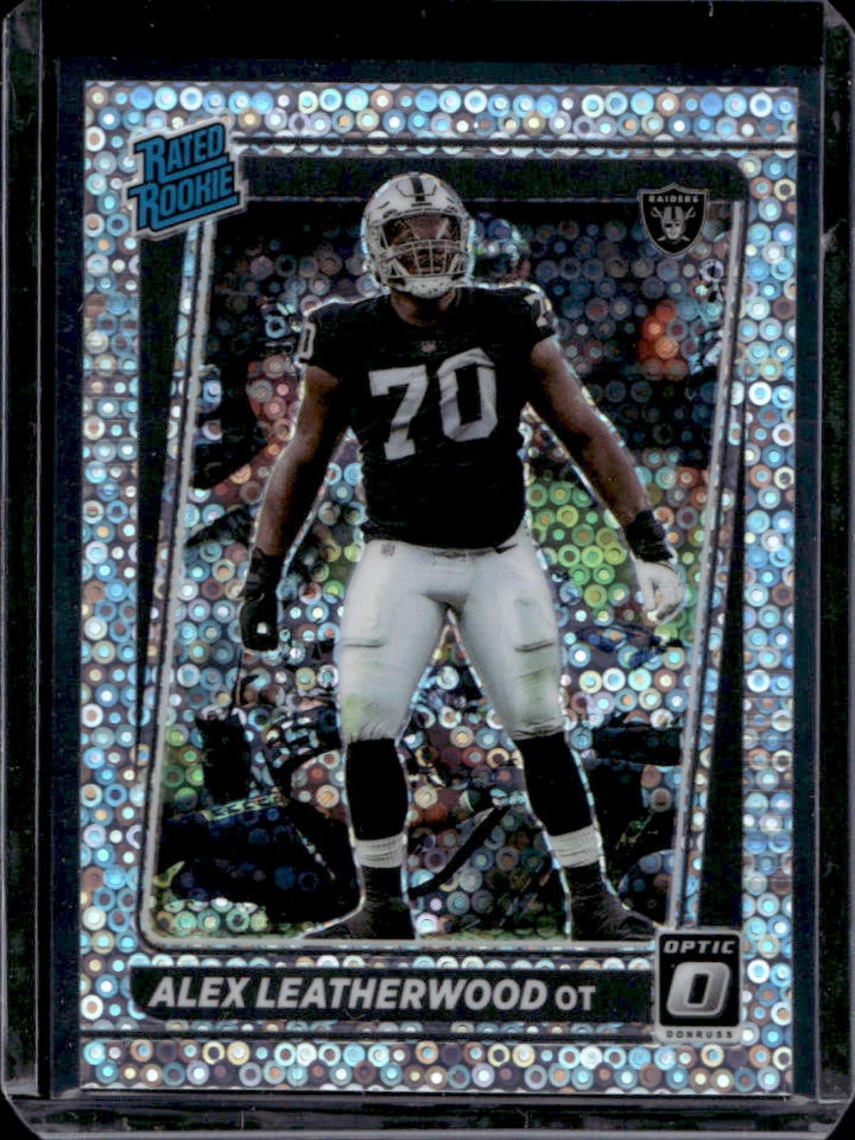 Alex Leatherwood Panini Donruss Optic #266 Silver Circles