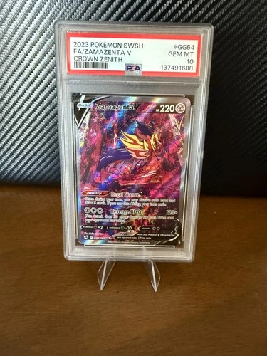 Zamazenta V GG54/GG70 SWSH: Crown Zenith: Galarian Gallery Holo PSA 10