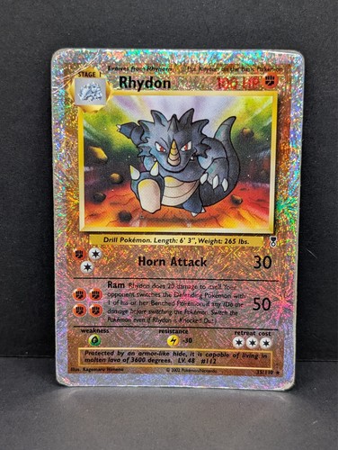 Rhydon 35/110 Legendary Collection Reverse Holo Rare Vintage Pokemon TCG HP