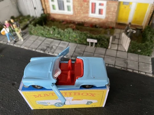 Lesney "Matchbox" Superfast Series No27E Mercedes 230 SL Convertible, 1970 Boxed