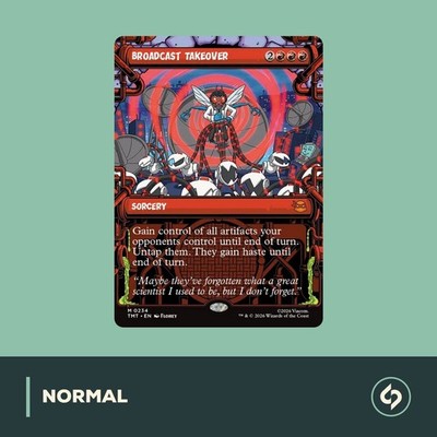 MTG | Broadcast Takeover | Turtles | TMNT | SHOWCASE | NM | EN