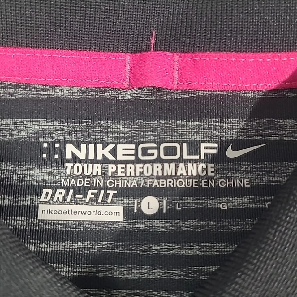 Polo Nike Golf Tour Performance masculino grande listra multicolorida 479981 - Imagem 4 de 4