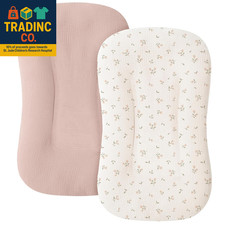 Muslin Baby Lounger Cover for Newborn  Infant, 100 Cotton Soft and Breathable