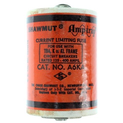 FERRAZ SHAWMUT A6KA AMP-TRAP CURRENT LIMITING FUSE, 125-AMP - 400-AMP