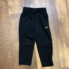 Champion Athletic Pants Kids XS 4 5 Black Lightweight Playwear Performance Pants