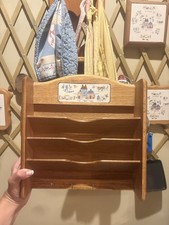 VTG International "Heartland" Collection Wall Mounted Mail Sorter w/ Key Hooks