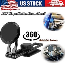 Car Phone Holder Magnetic 360  Rotation Foldable Dashboard Universal Mount Stand