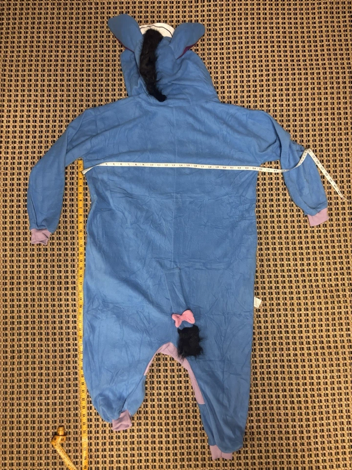 Pijama Eeyore de una pieza con capucha para adultos talla pequeña nuevo sin etiquetas Foto 2 de 3