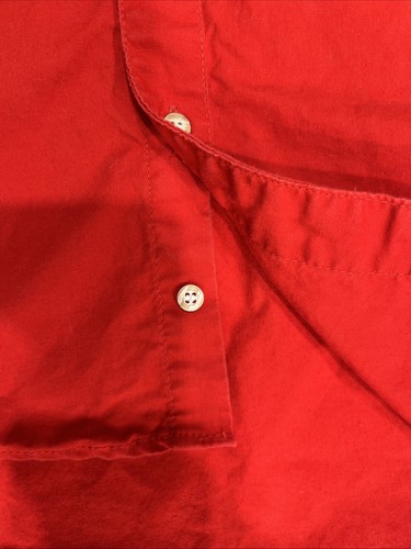 Camicia Vintage Valvoline Pyroil Racing Bottoni Rossa Taglia Large Pit Crew Uniforme - Foto 6 di 7