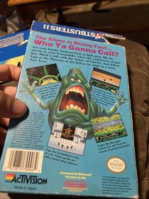 Ghostbusters 2 Nintendo NES Cib testato gioco autentico scatola manuale