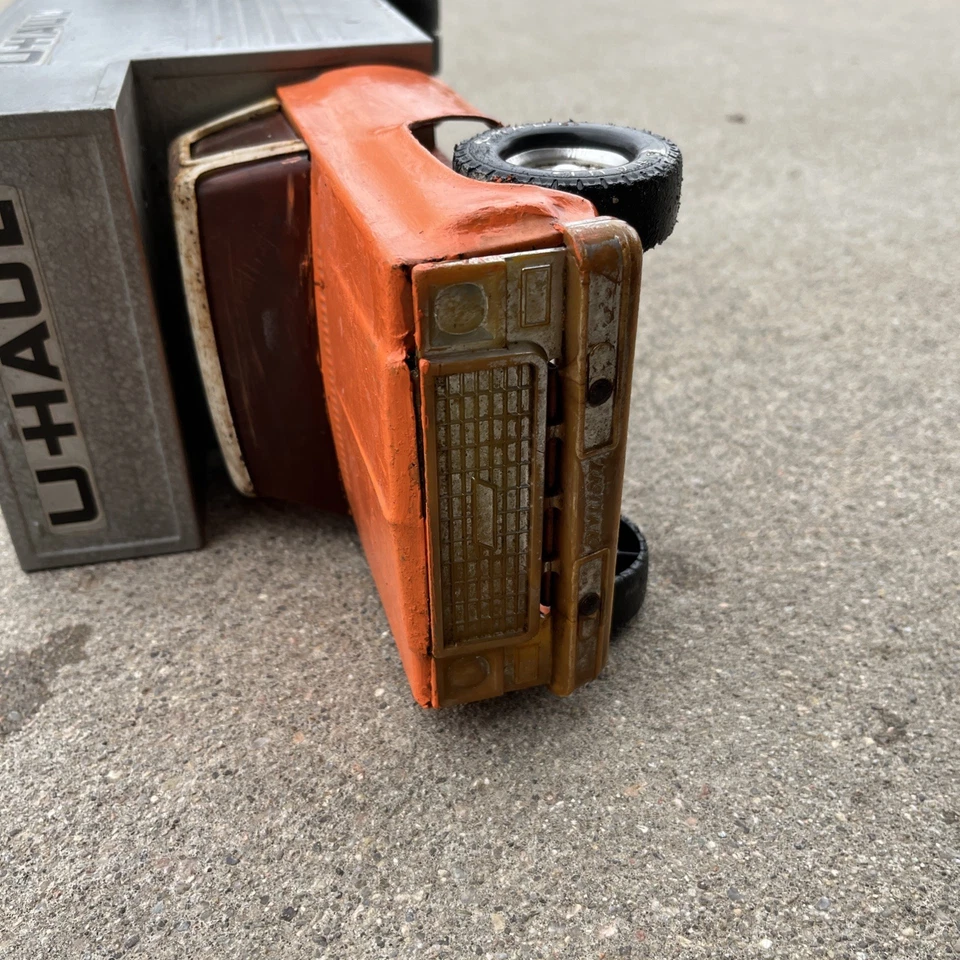 Vintage NYLINT U-HAUL MAXI-MOVER Moving CHEVY Truck Pressed Steel 18" - 19" - Image 4 of 4