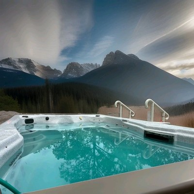 Master Spas H2X Fitness Swim Spa   Excellent Condition (Deck & Stairs Includ)