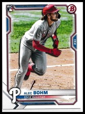 2021 Bowman #2 Alec Bohm Philadelphia Phillies