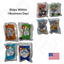 McDonald  s Disney House of Mouse Poseable Happy Meal Toys 1, 2, 3, 4 NOS Y2K