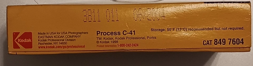 Kodak Pro Portra Color Negative Film Natural Color  5 pack 160NC 220 1998 ex '04 - Image 3 of 4