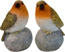 Robin Garden Ornaments Outdoor - Weather Resistant Outdoor Bird Statues | Versat