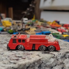 Matchbox Vintage Fire Truck Red Black White Diecast 1:64 Scale