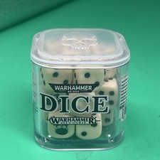 Warhammer Age of Sigmar Ivory Dice BRAND NEW SEALED D1