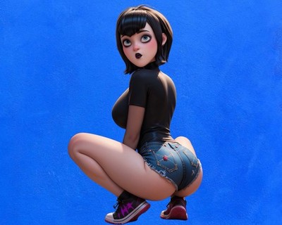 Mavis Waifu Sticker 5  Vampire Cartoon Sticker 