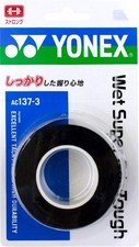 YONEX Wet Super Grip Tough 3 Pieces AC1373 Black
