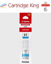 Canon GI-51 Cyan Ink Bottle - 4546C001 for PIXMA G3590