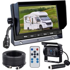 5" Monitor 4 Pin Car Reversing Rear View Camera System for Truck Van Bus 12V/24V